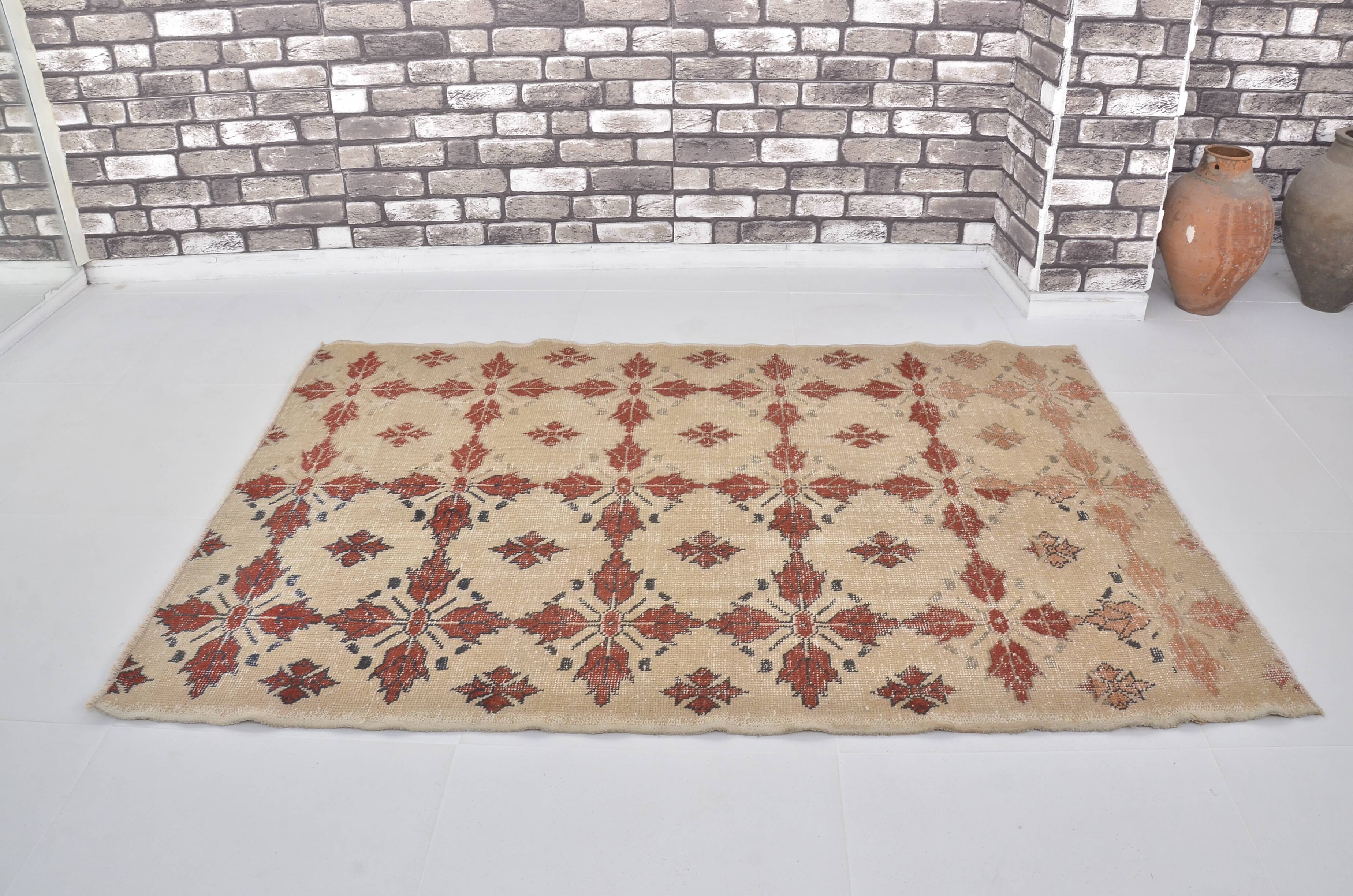 Red & Tan Anatolian Rug sku 2450.