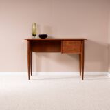 Scandinavian teak desk, 2 drawers