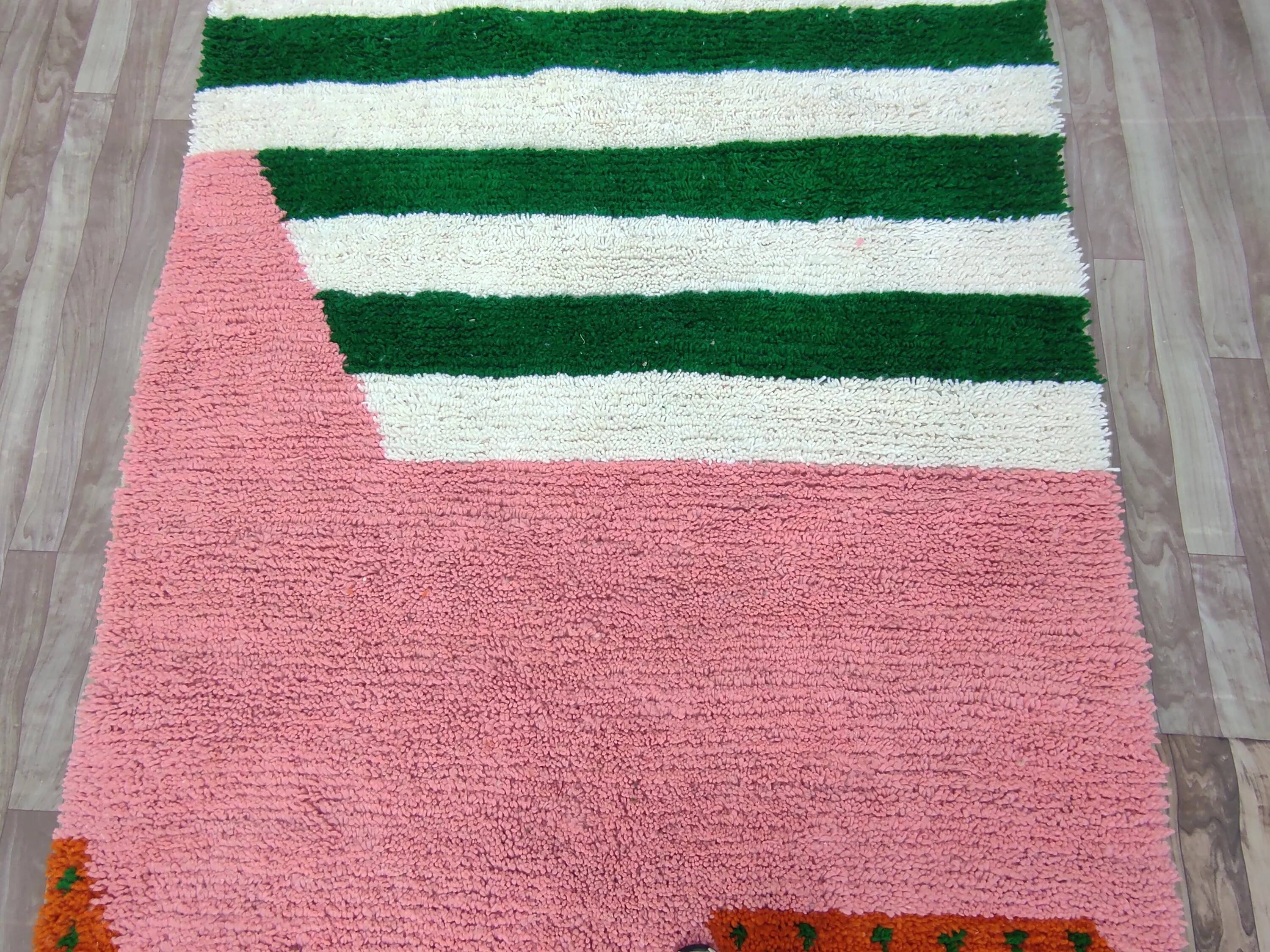 Handmade Berber rug in pure wool 3x2 m