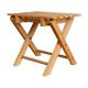 Lathy folding stool made of wood