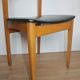 Set of 4 Scandinavian vintage chairs 70's