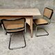 Grande table de ferme table de drapier en bois massif Longueur 240 cm