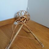Rattan wicker plant holder
