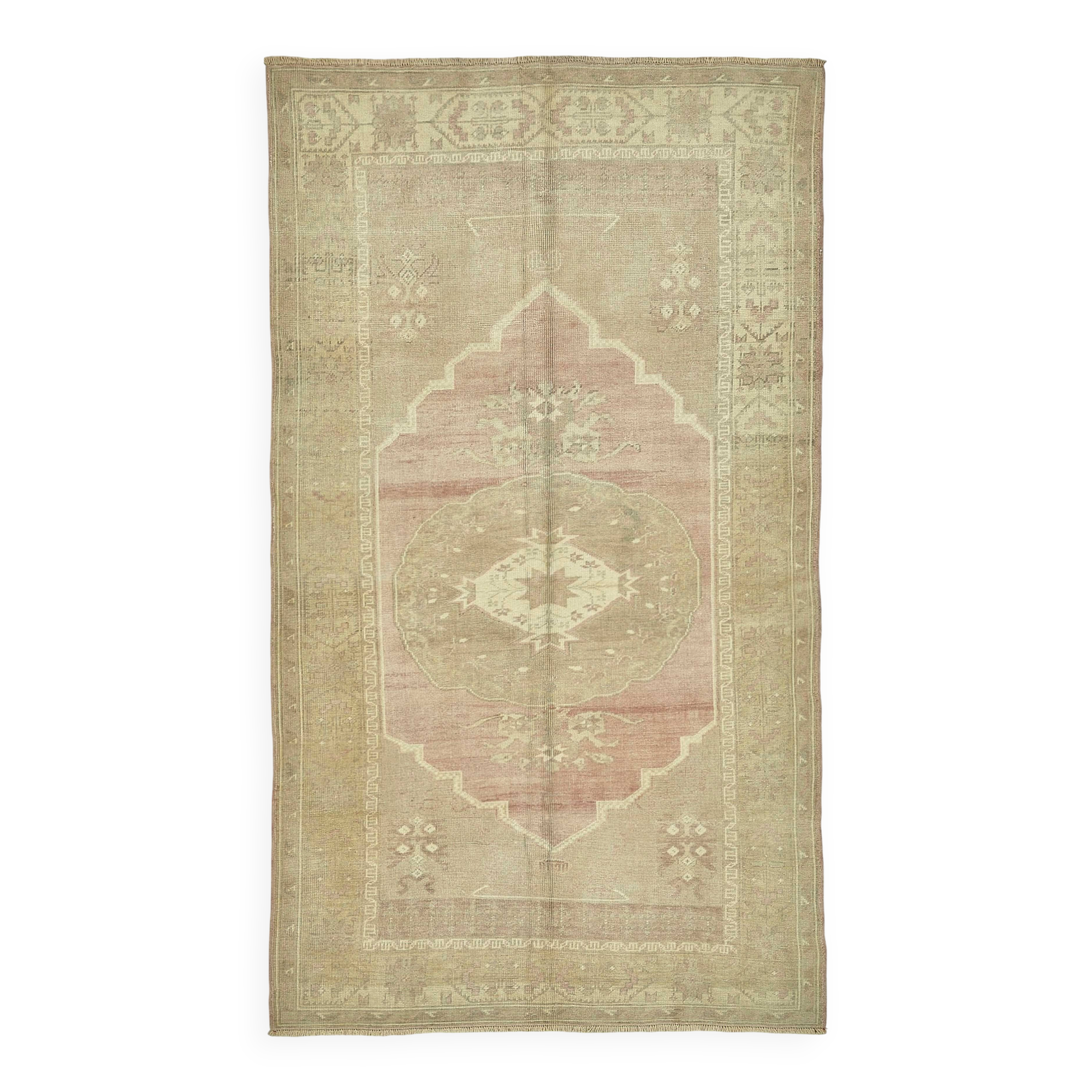 Turkish Vintage Anatolian Rug 156 cm x 270 cm