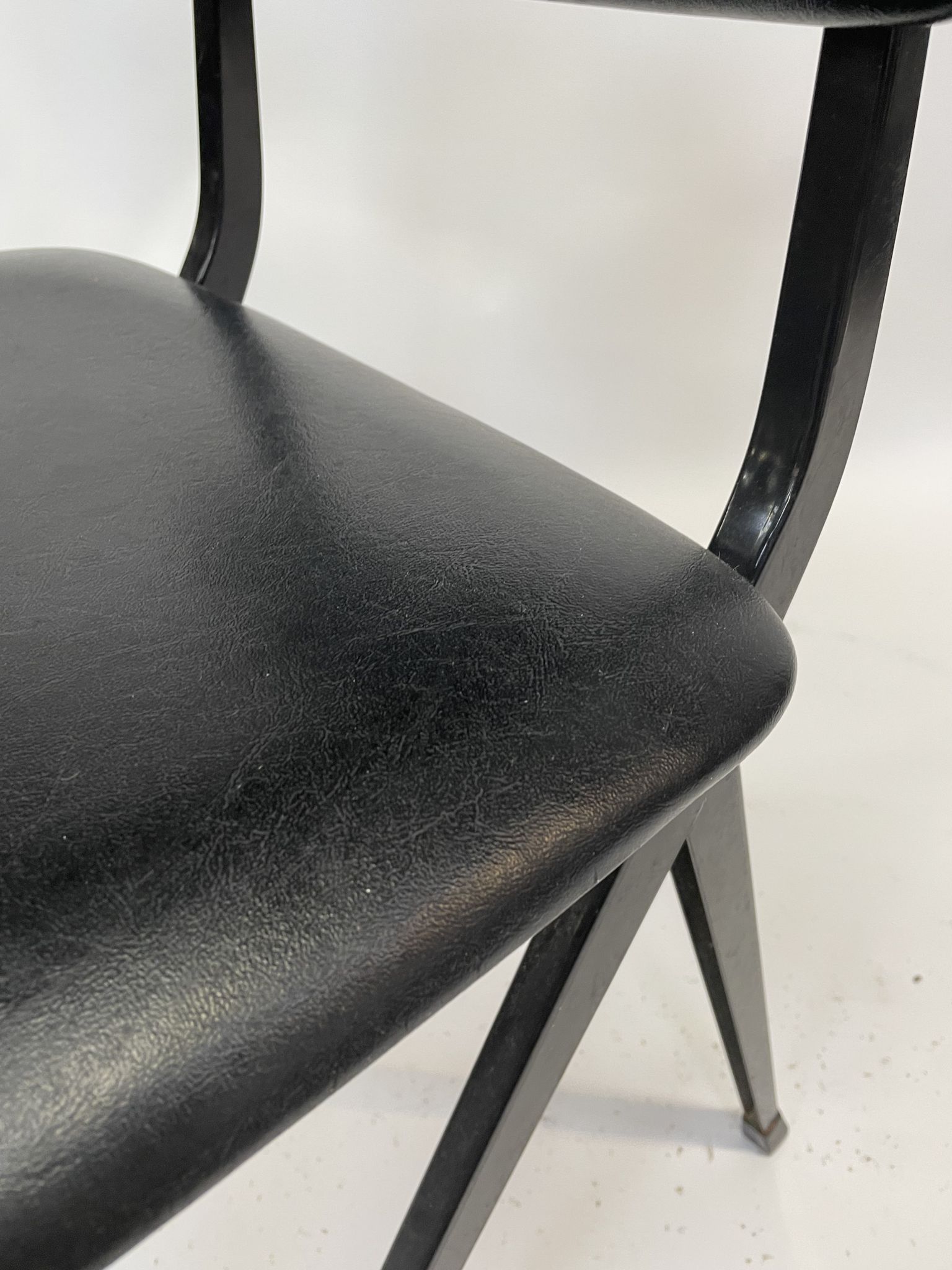 Mid Century Spin Chair 102 Ynske Kooistra for Marko Holland in Black