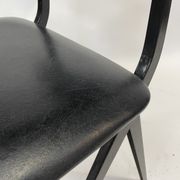 Mid Century Spin Chair 102 Ynske Kooistra for Marko Holland in Black