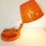 Upcycled orange seventies lamp