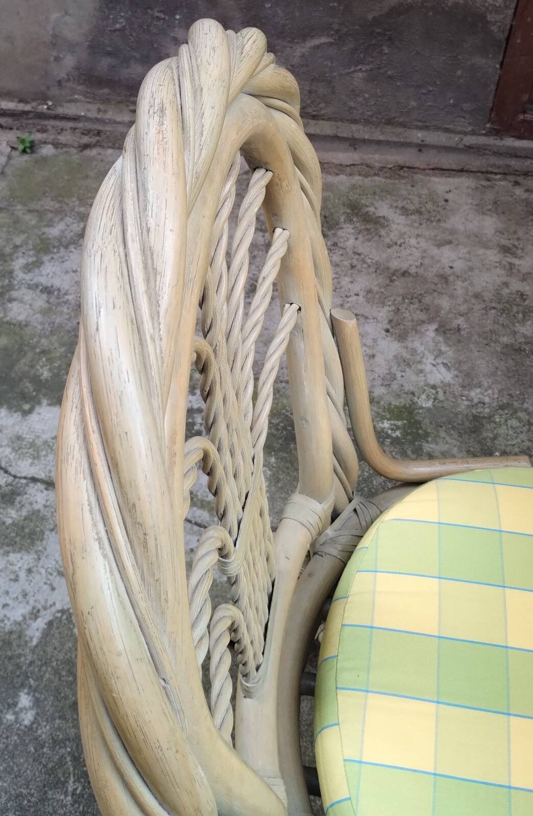 Bamboo garden dining set