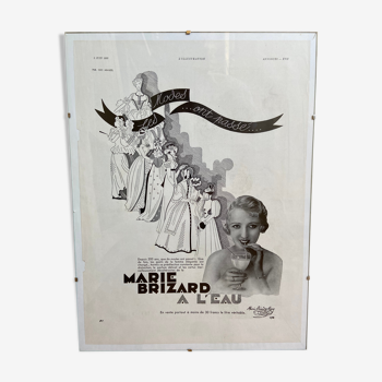 Affiche publicitaire Marie Brizard 3 juin 1933