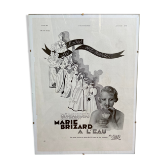 Affiche publicitaire Marie Brizard 3 juin 1933
