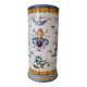 Vase cylindrique en faïence de Gien