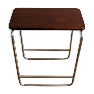 Table d’appoint de style Bauhaus fabriquée par Kovona Tchécoslovaquie, années 1970