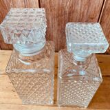 Vintage whisky decanter duo