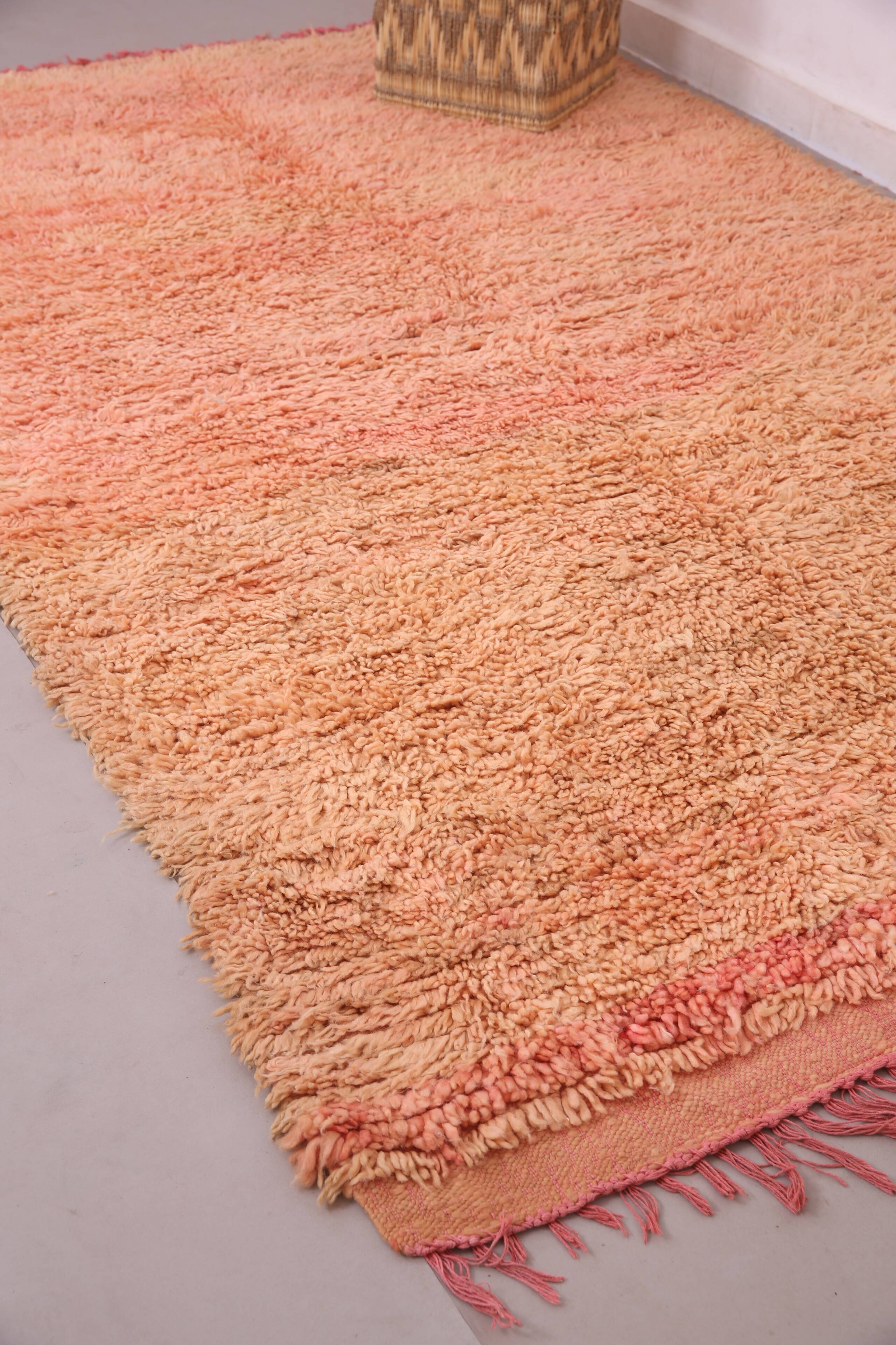 Vintage Handmade Moroccan Rug 185 x 291 cm - Berber Wool Rug - Boujaad Rug