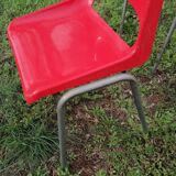 Set of 14 vintage kindergarten chairs