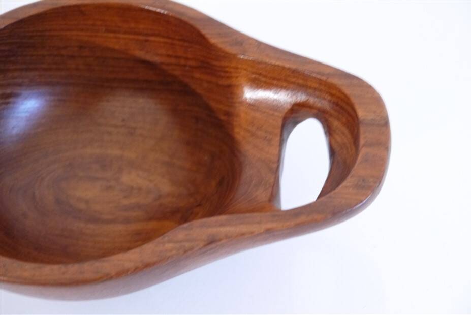 Vide poche vintage en teck 1960