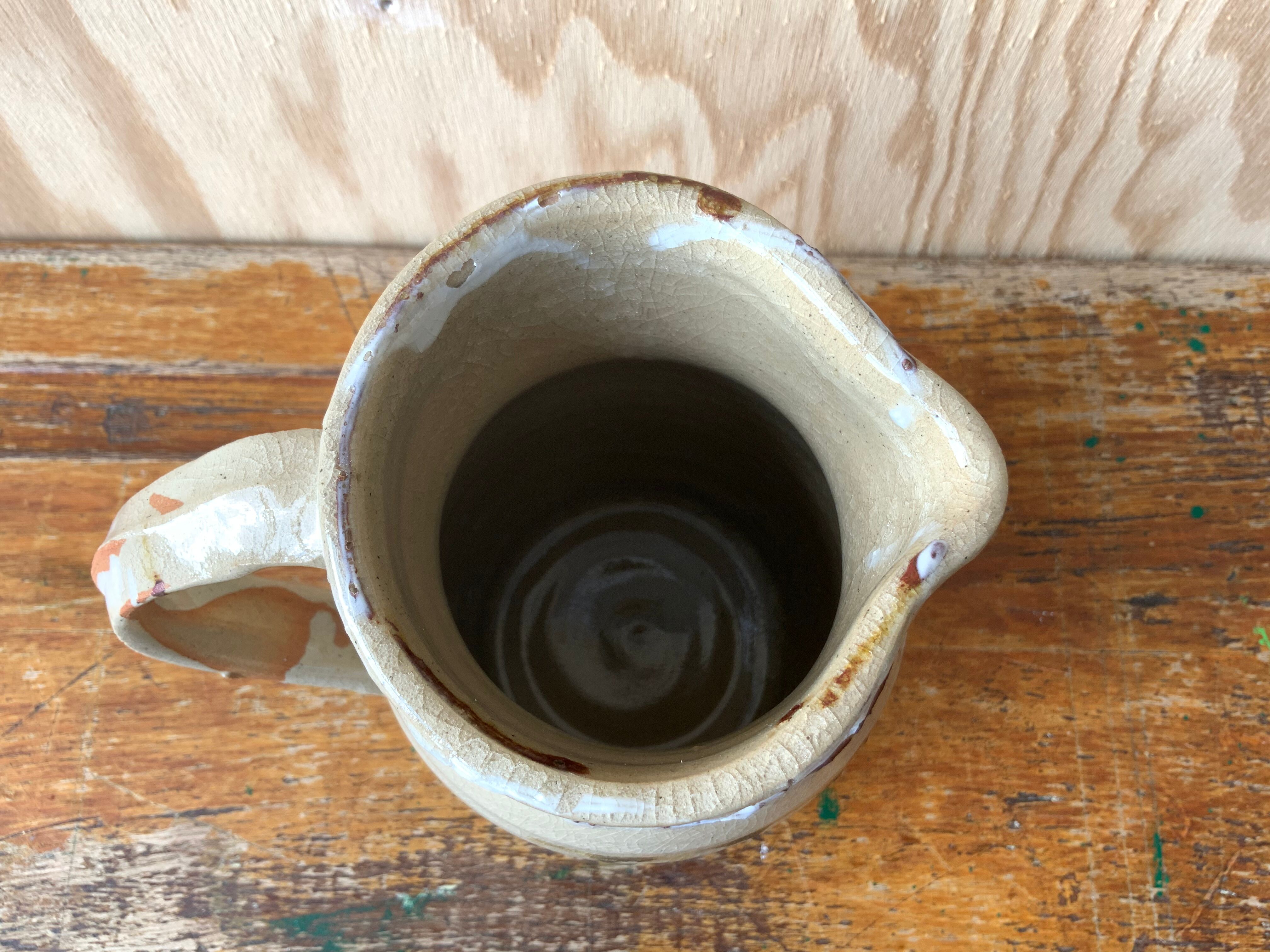 Terracotta pitcher