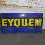 Enamelled plate old eyquem