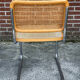 Lot de 4 chaises Cesca modèle b32 en chrome fabriqué en italie par Marcel Breuer