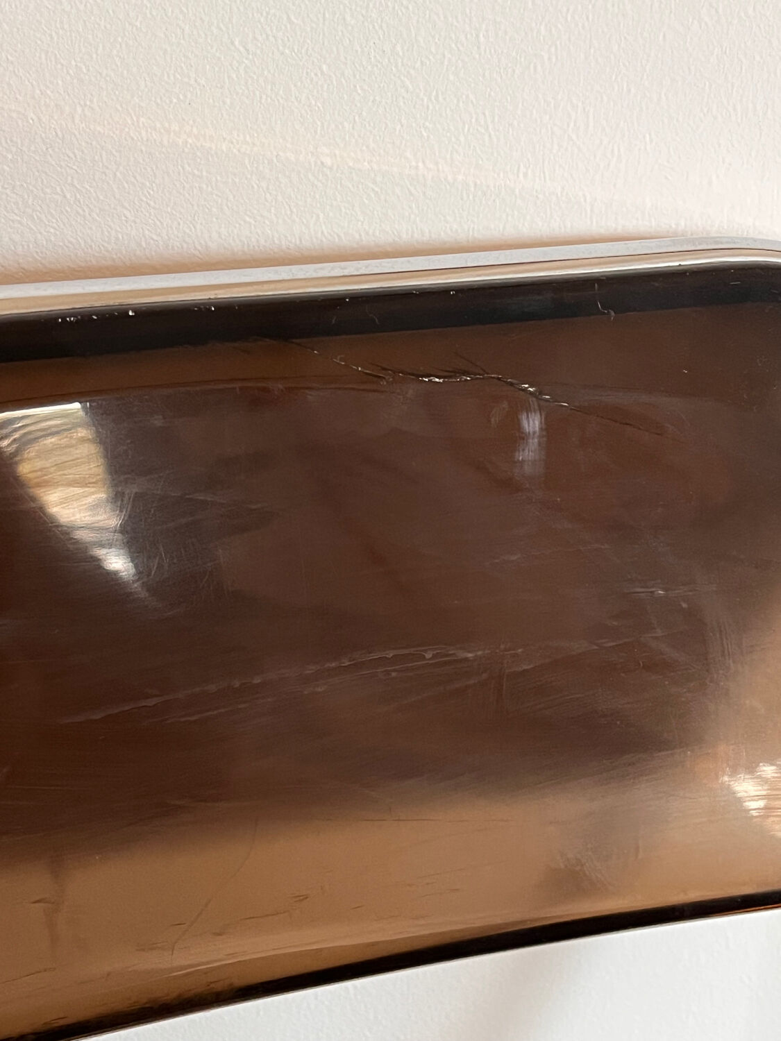 Set of 2 smoked Plexiglas chairs