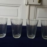 Set de 4 grands gobelets en verre ritual nespresso par andree putman