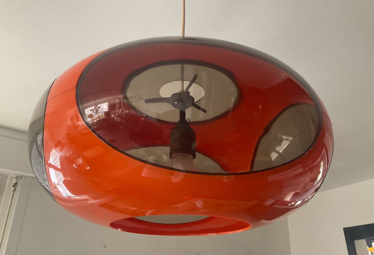 Ufo pendant lamp by Luigi Colani from the 70s