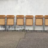 6 plia chairs by Giancarlo Piretti, Castelli circa 1967