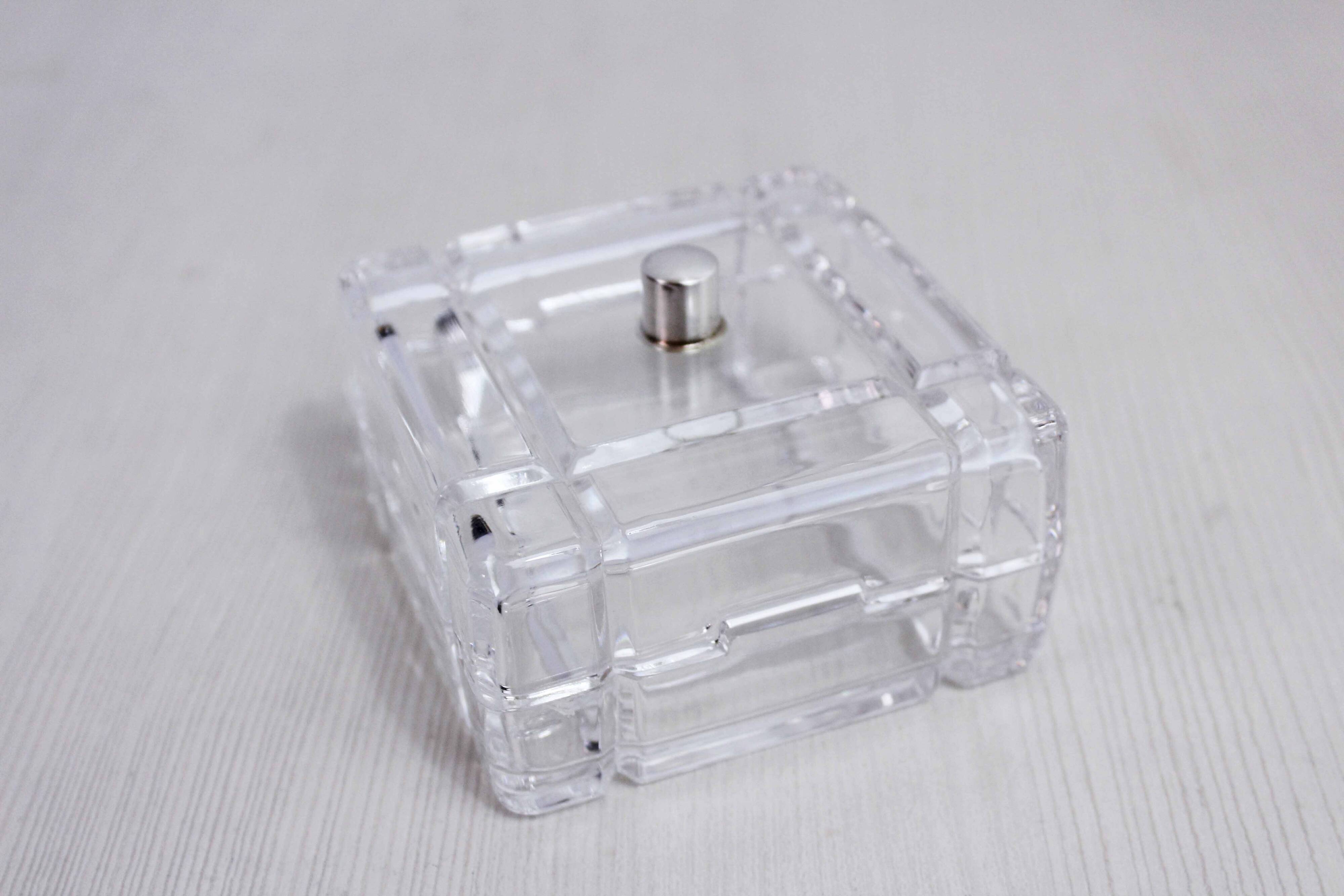 Italian crystal jewelry box