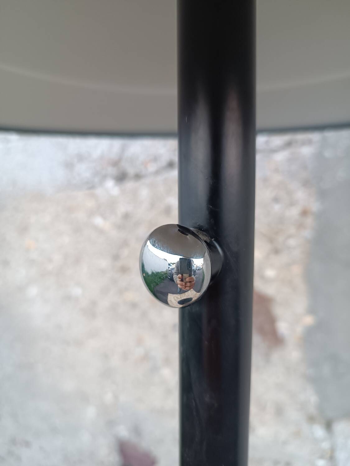 Lampe champignon en métal 1980