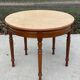 90cm Solid Wood Half Moon Folding Round Table
