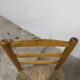 Pair of rustic chairs in solid ash