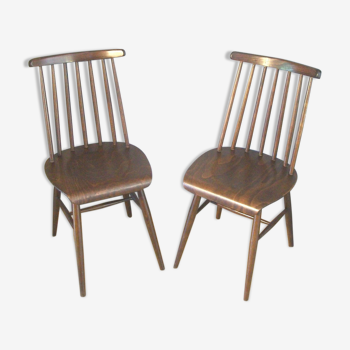 Paire de chaises anciennes Windsor