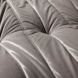 3-seater sofa, armchair and ottoman Togo velvet sofa designed by Michel Ducaroy 1973