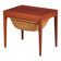 Mid-Century Teak Nightstand or Sewing Table by Severin Hansen for Haslev Møbelsnedkeri, Denmark, 1950s