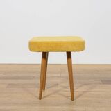 Mid-Century Teak Stool, Poland, 1970s