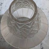 Etling Pressed Molded Glass Vase