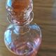 Vintage pink glass carafe from the 1940s.
