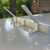 Modernist aluminium coat rack from the 1970s.