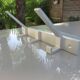 Modernist aluminium coat rack from the 1970s.