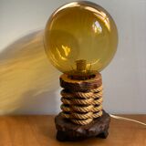 Vintage rope lamp
