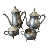 Silver-plated coffee and tea service