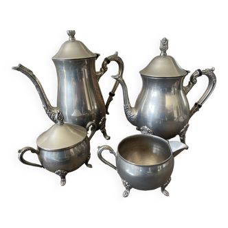 Silver-plated coffee and tea service