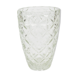 "Karo" glass vase, Huta Szkła Hortensja, Poland, 1970s