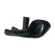 Black ceramic candlestick