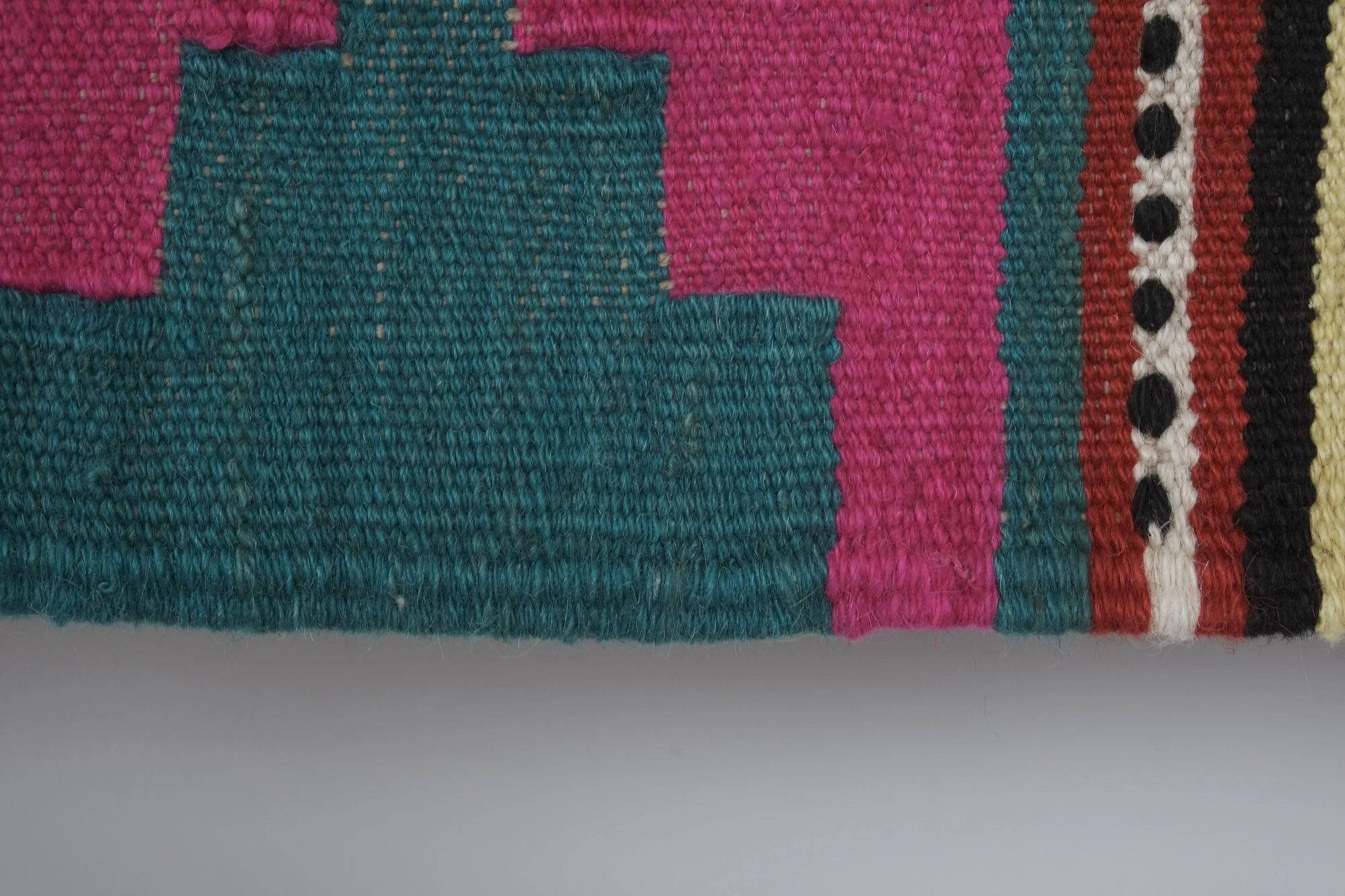 Vintage Turkish kilim, handwoven, 155x364 cm.