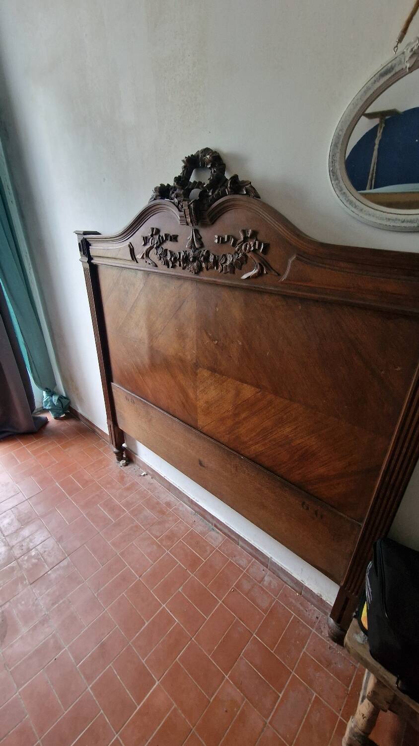 Louis XV style rocaille headboard