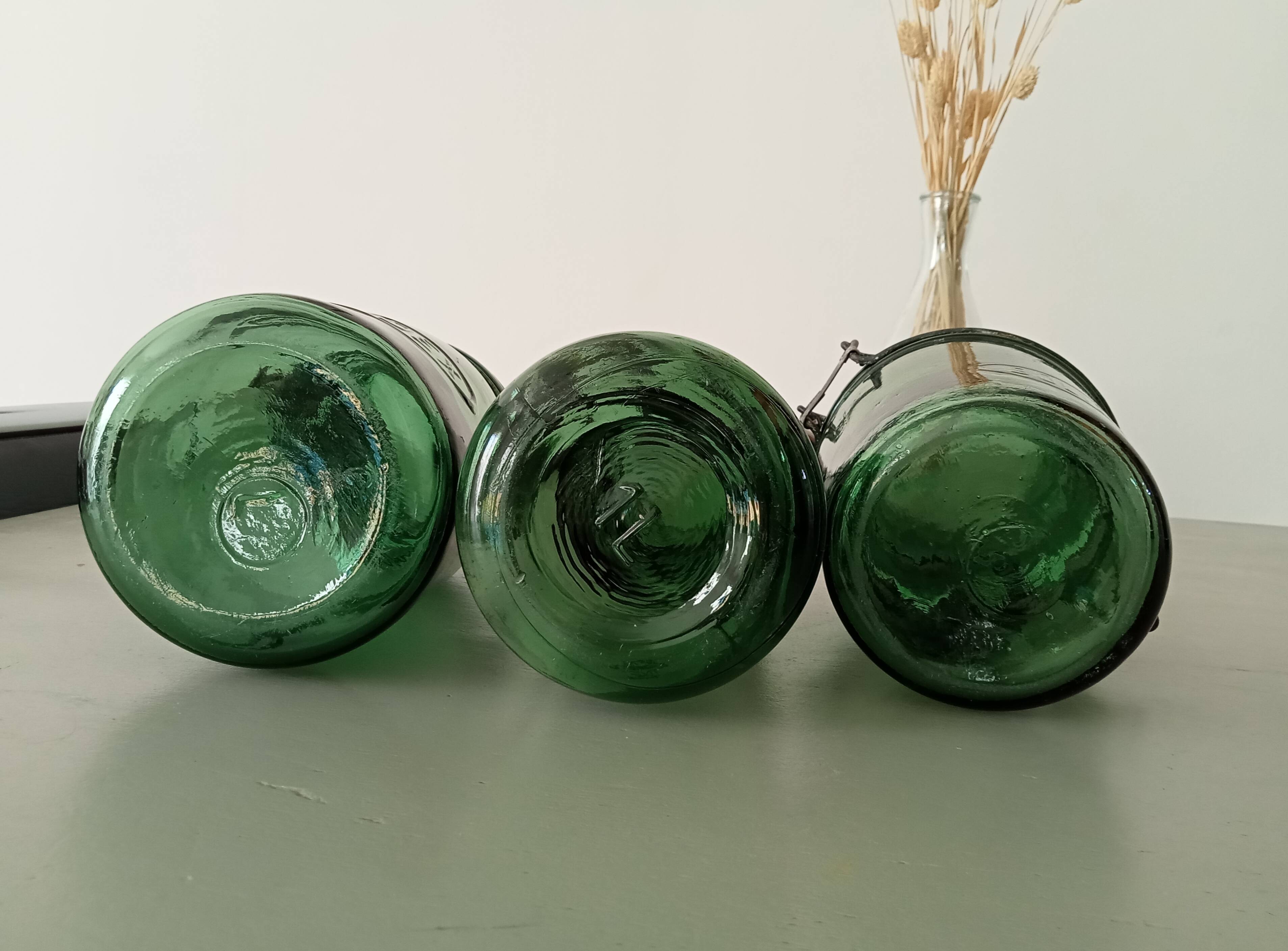 Lot de 3 bocaux anciens Solidex années 30