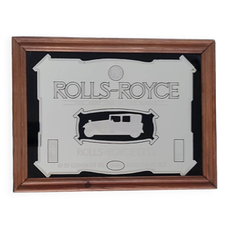 Miroir publicitaire Rolls-Royce