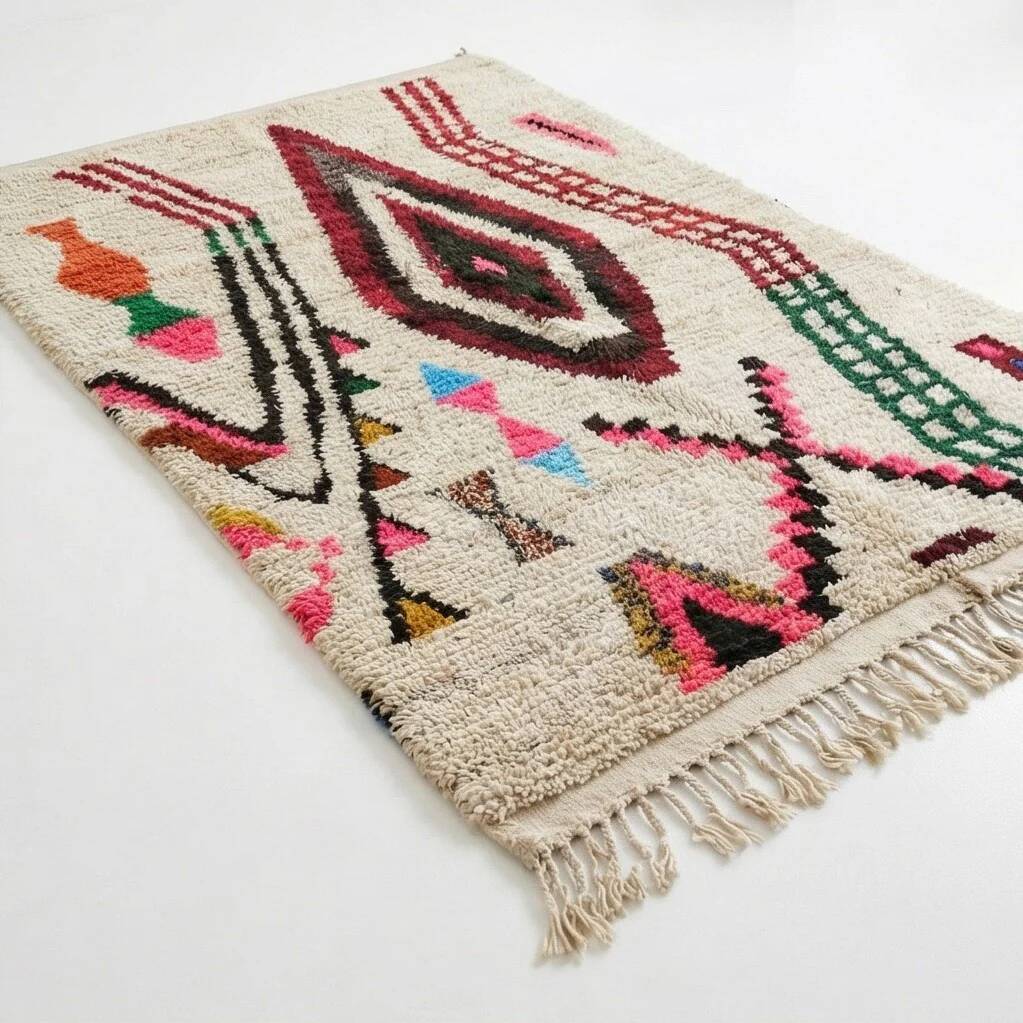 Colourful Azilal Moroccan rug 180x280 cm