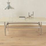 Table basse en marbre des années 1970